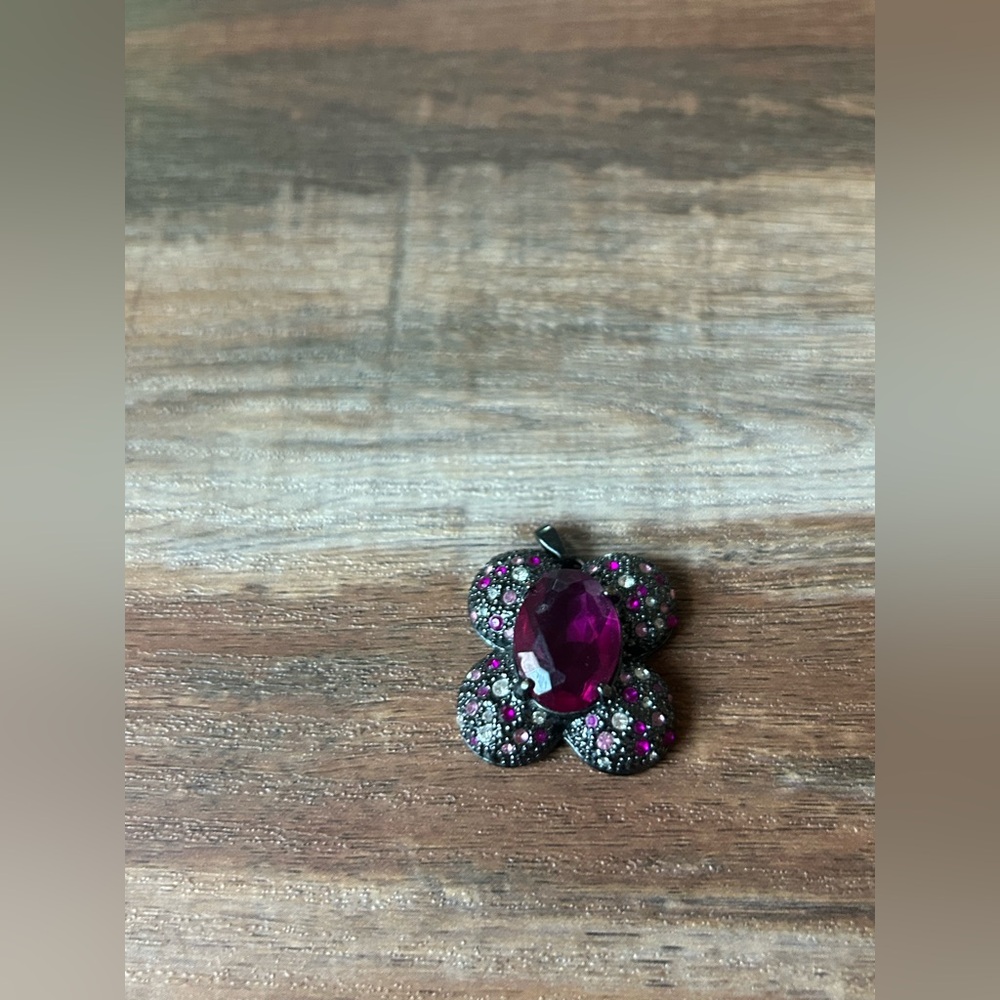 Elegant Purple Gemstone Pendant